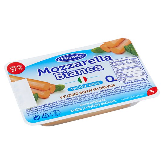 Moravia Mozzarella Bianca Sticks Smoked 85g
