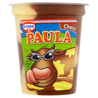 Dr. Oetker Paula Mléčný dezert s čokoládovo-vanilkovou příchutí 125g