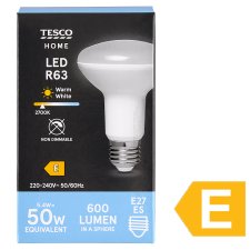 Tesco Home LED žárovka 5,4W E27 teplé bílé světlo 1 ks