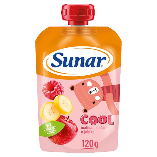 Sunárek Cool ovoce malina, banán, jablko 120g
