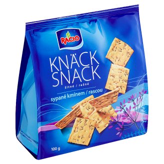 Racio Knäck snack žitné knäckebrot tyčinky sypané kmínem 100g