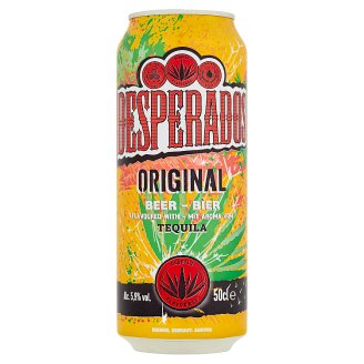 Desperados pivo speciální světlé ochucené s příchutí Tequily 500ml