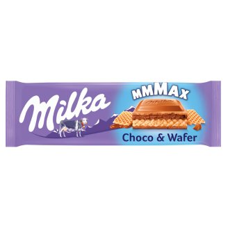 Milka Oplatka s lískooříškovou náplní a karamelizovanými kousky jader lískových ořechů 300g
