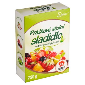 Stevia Práškové stolní sladidlo na bázi steviol glykosidů 250g