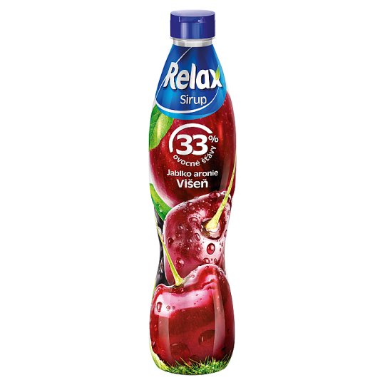 Relax Sirup jablko aronie višeň 700ml