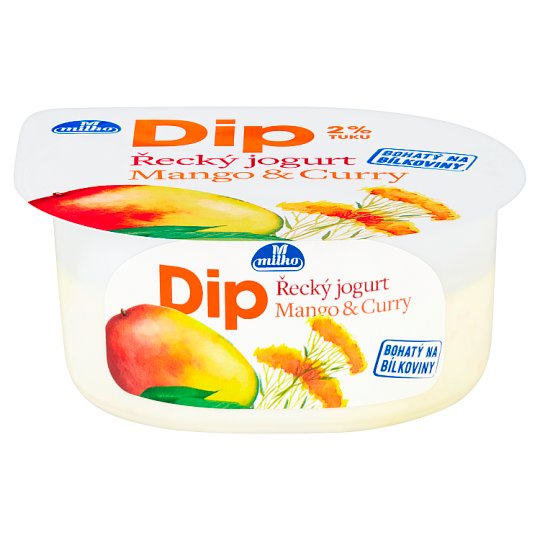 Milko Dip řecký jogurt mango & curry 140g