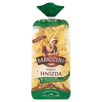 Druid Babiččiny Těstoviny široká hnízda 250g