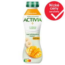 Activia probiotický zakysaný nápoj mango, banán 270g