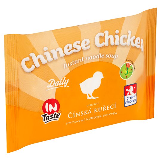 InTaste Daily Čínská kuřecí instantní nudlová polévka 60g