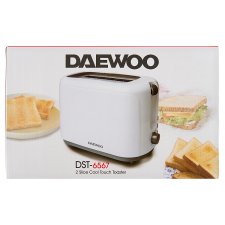 Daewoo 2 Slice Cool Touch Toaster DST-6567