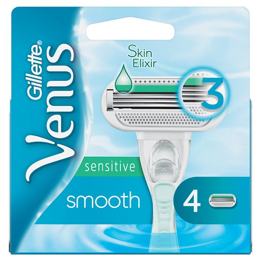 Venus Sensitive Smooth Náhradní Holicí Hlavice 4x