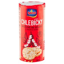 Racio Chlebíčky rýžové se sójou 130g