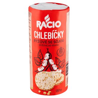 Racio Chlebíčky rýžové se sójou 130g