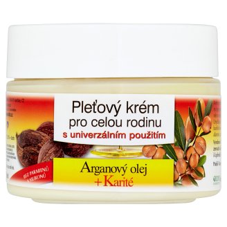 Bione Cosmetics Bio Arganový olej + karité pleťový krém pro celou rodinu 260ml