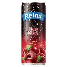 Relax Cola višeň sycená limonáda 330ml