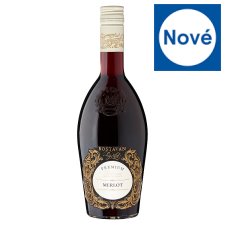 Bostavan Gold Premium Merlot červené polosladké víno 0,75l