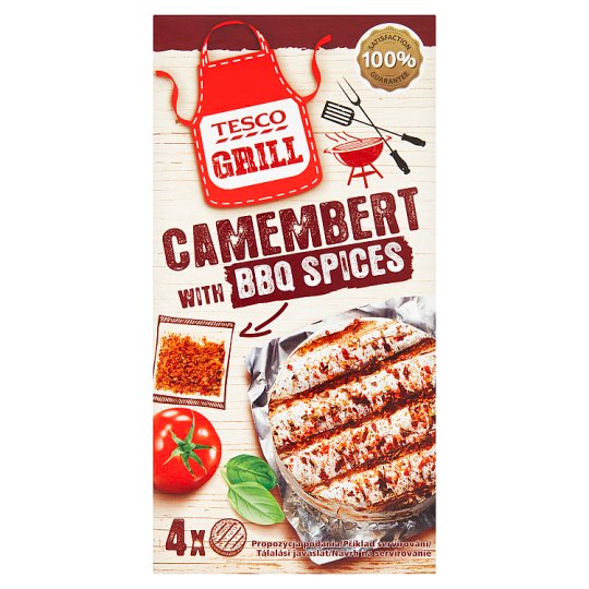 Tesco Grill Camembert s kořenícím přípravkem 4 x 80g