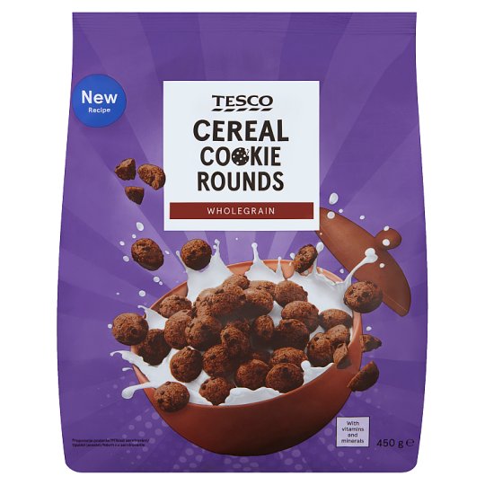 Tesco Čokoládové obilné lupínky 450g