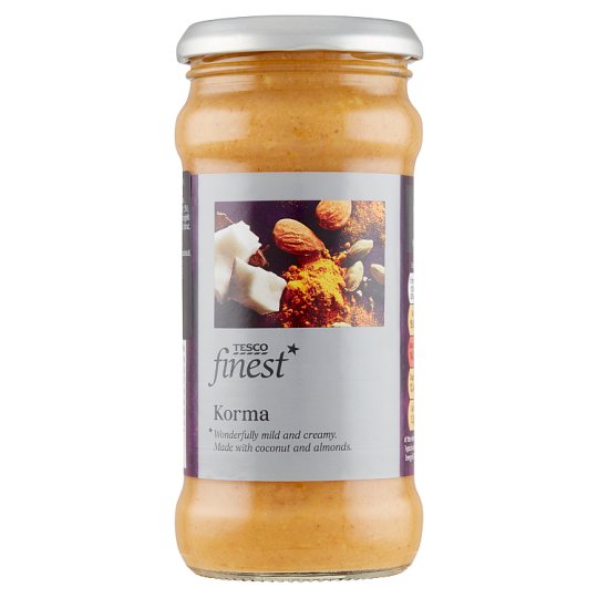 Tesco Finest ReadyMade Sauce with Cream, Coconut Cream and Almonds
