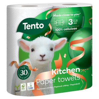 Tento Extra pevné papírové kuchyňské utěrky 2 role