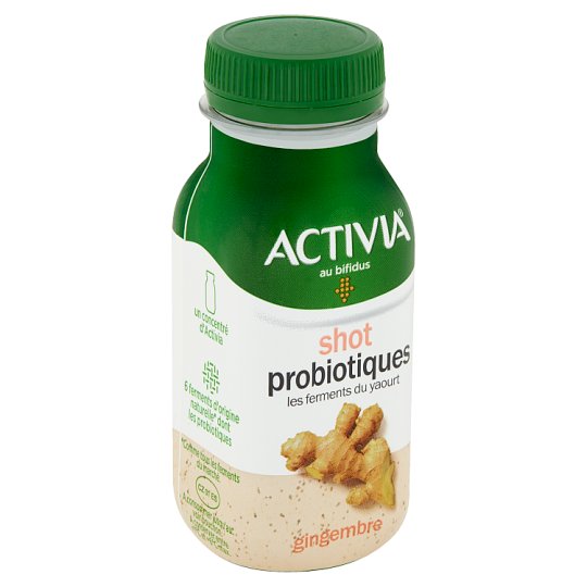 Danone Activia Shot jogurtový nápoj s jablkem zázvorem a bifidokulturou 80g