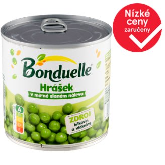 Bonduelle Hrášek v mírně slaném nálevu 400g