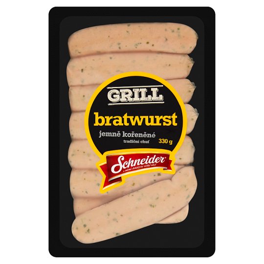 Schneider Grill Bratwurst 330g Tesco Potraviny