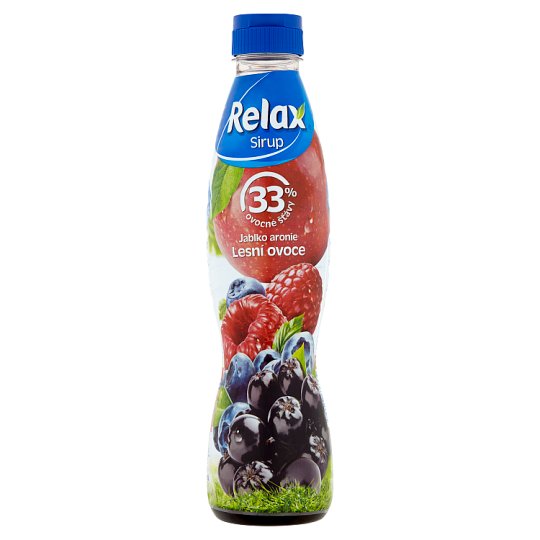 Relax Sirup jablko aronie lesní ovoce 700ml