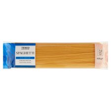  Tesco Spaghetti Semolina Pasta Dried 500g