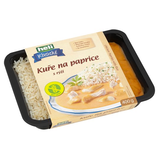 Heli Klasické Kuře na paprice s rýží 400g