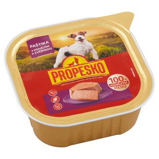 Propesko Kompletní krmivo pro dospělé psy s hovězím masem 300g