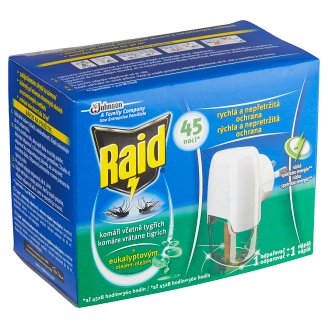 Raid Elektrický odpařovač s tekutou náplní eukalyptus 27ml