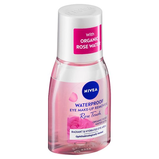 Nivea Rose Touch TwoPhase Eye and MakeUp Remover 100ml Tesco Groceries