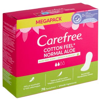 Carefree Aloe slipové vložky 76 ks