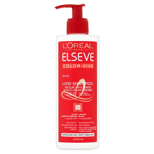 L'Oréal Paris Elseve Color-Vive pečující mycí krém 400ml