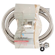 Quadrat 2000 Sanitary Technology Metal Shower Hose 150 cm