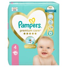 Pampers Premium Care Size 4, Nappy x34, 9kg-14kg