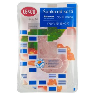 Le & Co Shaved Šunka od kosti nejvyšší jakosti 100g