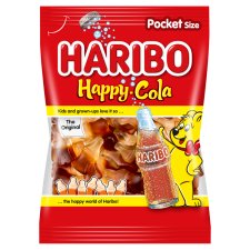 Haribo Happy Cola želé s příchutí kola 100g