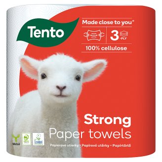 Tento Extra Strong nejpevnější papírové ručníky 2 role