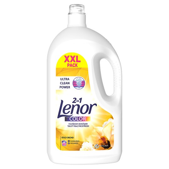 LENOR Washing Liquid Laundry Detergent 60 Washes, Gold Orchid - Tesco ...