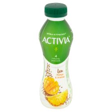 Activia probiotický jogurtový nápoj mango, ananas a lněná semínka 280g