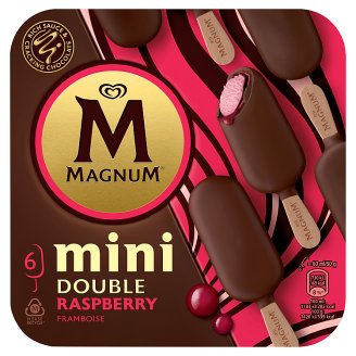 Magnum Mini Double Raspberry malinová zmrzlina 6 x 60ml