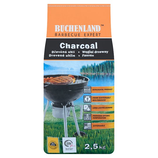 Buchenland Dřevěné uhlí 2,5kg