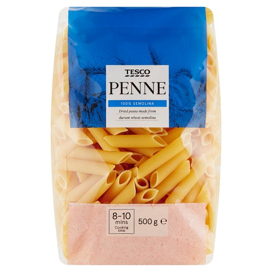 Tesco Penne Semolina Dried 500g Tesco Groceries
