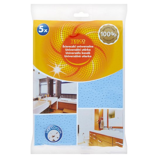 Tesco Universal Cloth 5 pcs Tesco Groceries