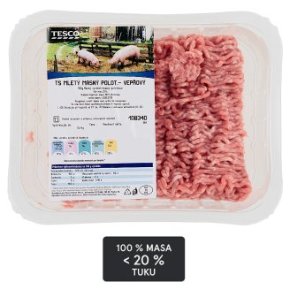 Tesco Mletý masný polotovar vepřový 500g