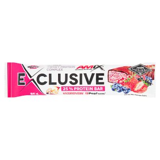 Amix Exclusive Forest Fruits proteinová tyčinka 85g