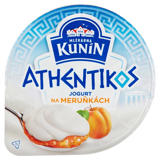 Mlékárna Kunín Athentikos jogurt na meruňkách 140g