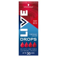 Schwarzkopf Live Drops Hair Color Fiery Red 30ml